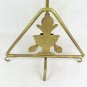 Old Lamp Desk Golden Wrought Iron Forged Hand Triangle CH35