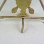 Old Lamp Desk Golden Wrought Iron Forged Hand Triangle CH35