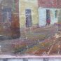 Old Painting oil Calla St Javier Cordoba Signed Barros 72 Vintage MD10