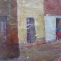Old Painting oil Calla St Javier Cordoba Signed Barros 72 Vintage MD10