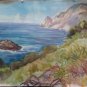 Painting Vintage landscape Winter Warm Onirico Painting Watercolour paper