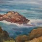Painting Vintage landscape Winter Warm Onirico Painting Watercolour paper