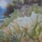 Painting Vintage landscape Winter Warm Onirico Painting Watercolour paper
