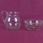 Carafe & Cup Crystal Ancient Beginning Century Bowl Pitcher Washstand R144