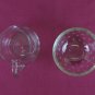 Carafe & Cup Crystal Ancient Beginning Century Bowl Pitcher Washstand R144