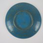 Two Saucers Cloisonne Vintage Chinese Blue With Blossom and Bottom Enamel CM15