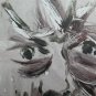 Old Sketch Painting Watercolour On paper Portrait Stylised Man P28.8