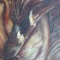 Painting Antique Nature Still Top Game oil On Linen Zg