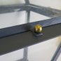 Large Post Wrought Iron Vintage Lantern Chandelier Iron Glass Ch S7