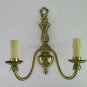 Wall Bronze Golden A Two Flames Light Wall Old Artisan CH7