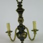 Wall Bronze Golden A Two Flames Light Wall Old Artisan CH7