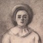 Large Drawing Antique Inspired Watteau Pierrot Duteurtre Dut BM53.0.0353oz