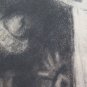 Large Drawing Antique Inspired Watteau Pierrot Duteurtre Dut BM53.0.0353oz