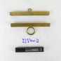 5 11/16in 2 Frames For Bell Pull Embroidery Holder Bandana Vintage Minimal R142