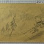 Old Drawing Glues Pillon Swiss Beginning Century Humorous Sketch BM53.6C