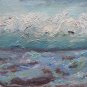Painting oil On Linen Old Navy Sea Boats Spain '900 Painting MD10