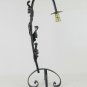 Table Lamp Wrought Iron Art Vintage Made by Hand Floral CH2