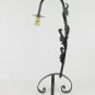 Table Lamp Wrought Iron Art Vintage Made by Hand Floral CH2