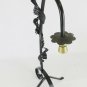 Table Lamp Wrought Iron Art Vintage Made by Hand Floral CH2