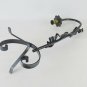 Table Lamp Wrought Iron Art Vintage Made by Hand Floral CH2