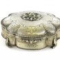 Antique Box Jewelry IN Metal silver plated Elegant Famminile Box VS8