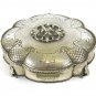 Antique Box Jewelry IN Metal silver plated Elegant Famminile Box VS8