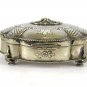 Antique Box Jewelry IN Metal silver plated Elegant Famminile Box VS8