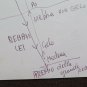Old Sketch Clipboard Of Painter Gaetano Pancaldi Drawing Pen paper P28.7