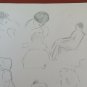 Studio For Corps Human Sketch Sketching Antique Pencil On paper Drawing BM53.5F