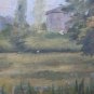 Small Painting oil landscape Countryside Modenese Painter Pancaldi P1