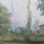Small Painting oil landscape Countryside Modenese Painter Pancaldi P1