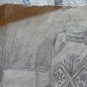 Old Sketch Pencil On paper Signed Drawing Inside With Items Spain MD10