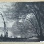 Large Drawing Antique A Charcoal landscape Pierre Duteurtre Said Dut BM53.1