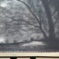 Large Drawing Antique A Charcoal landscape Pierre Duteurtre Said Dut BM53.1