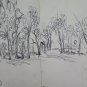 Old Sketch Studio Preparatory Drawing View Opera Painter Pancaldi P14