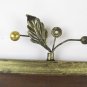 Couple Old Wall Expressions Wood & Wrought Iron Forged by Hand CH11