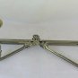 Large Pair Of Wall Wrought Iron Forged Hand Floral Vintage CH34
