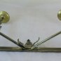 Large Pair Of Wall Wrought Iron Forged Hand Floral Vintage CH34