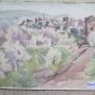 Old Painting Painter Local Sketch Glimpse Of Country On paper 20 1/2x15in P14