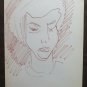 Drawing On paper Portrait Front Girl Sketch Sketching Studio Painter P28.8