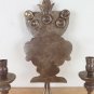 Wall Two Lights Wrought Iron Forged Hand Vintage Light Wall CH37