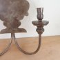 Wall Two Lights Wrought Iron Forged Hand Vintage Light Wall CH37