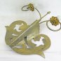 Wall Light Two Flames Wrought Iron Vintage Artisan Light Wall CH39