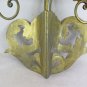 Wall Light Two Flames Wrought Iron Vintage Artisan Light Wall CH39