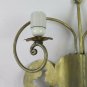 Wall Light Two Flames Wrought Iron Vintage Artisan Light Wall CH39