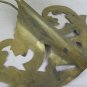 Wall Light Two Flames Wrought Iron Vintage Artisan Light Wall CH39