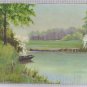 Old Painting oil Signed Reynaud Painter Piedmont landscape Spring Bsn