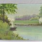 Old Painting oil Signed Reynaud Painter Piedmont landscape Spring Bsn