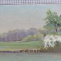 Old Painting oil Signed Reynaud Painter Piedmont landscape Spring Bsn