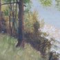 Old Painting oil Signed Reynaud Painter Piedmont landscape Spring Bsn
